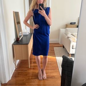 ❌ sold - Lanvin silk dress, size 4. Beautiful blue